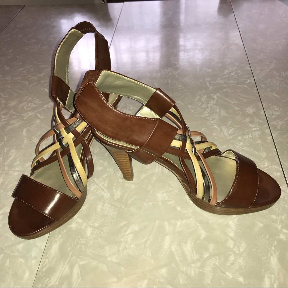 Nine & Co 4” Heels/Sandals (6.5)
